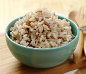 Brown Rice in Bowl