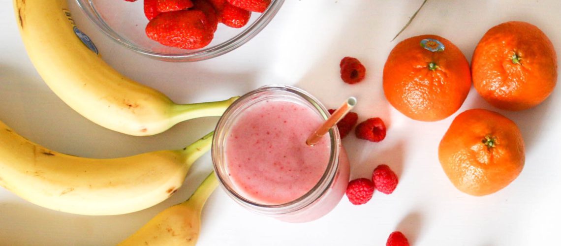 Fruity Banana Breakfast Shake