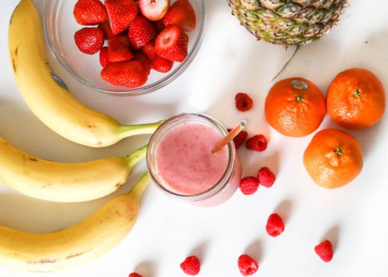 Fruity Banana Breakfast Shake