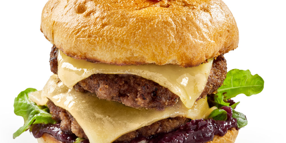 Venison Burgers with Cheese