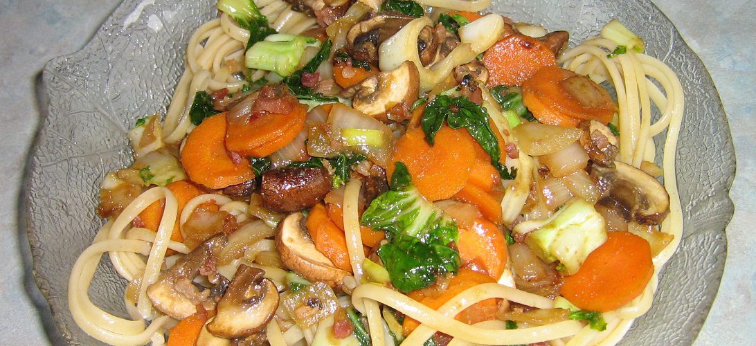 Linguine Vegetable Lo Mein