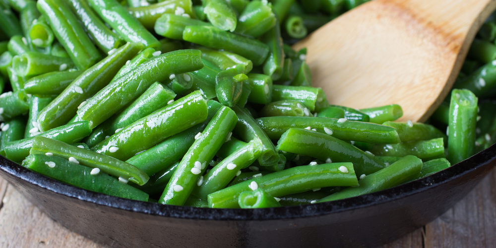 Pumpkin Sesame Green Beans