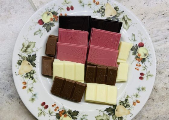 Ruby chocolate taste-test was a surprise!