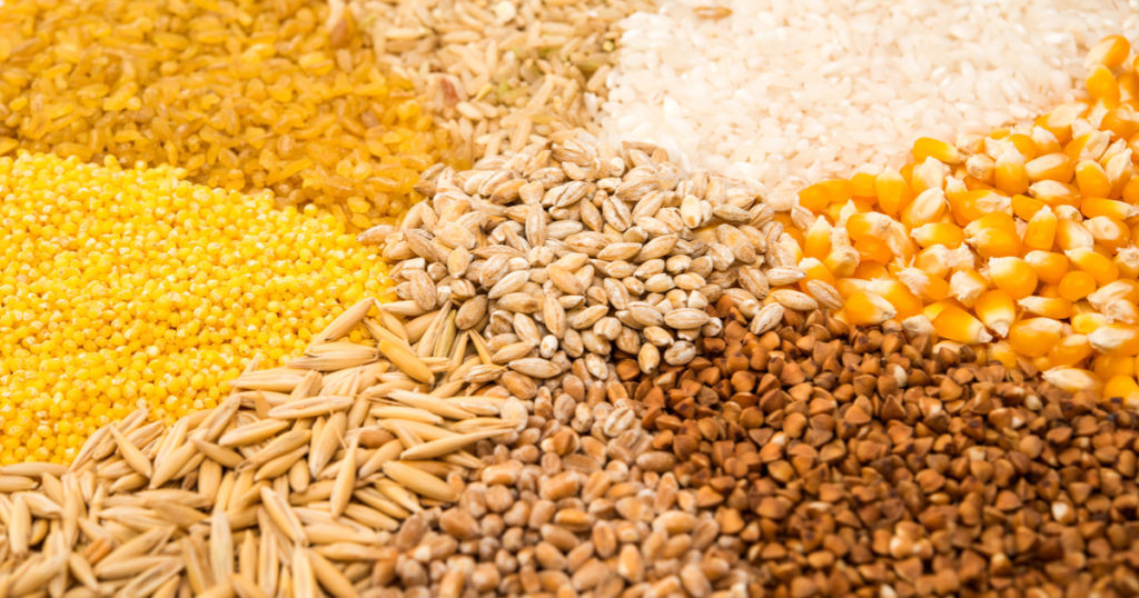 Wheat, Barley, Oat, Corn, Millet, Rice, Buckwheat